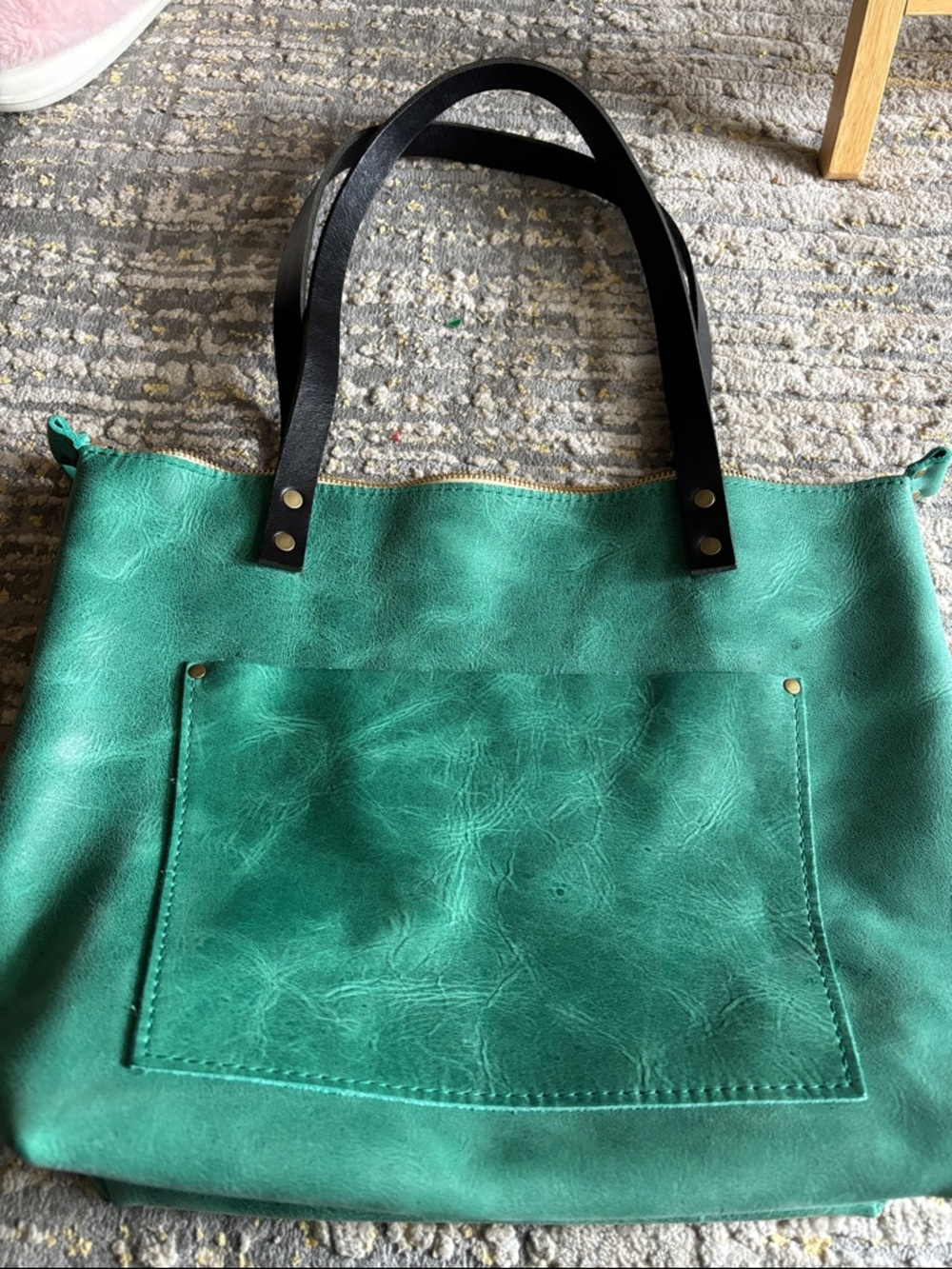Portland Leather Goods Reef Medium Zippered Tote